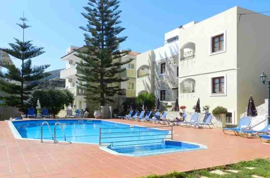 Nikos Apartments Stalida Esterno foto