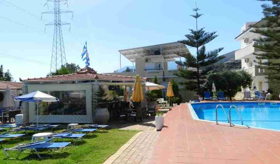 Nikos Apartments Stalida Esterno foto